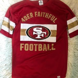 49ers Faithful Jersey PINK XS